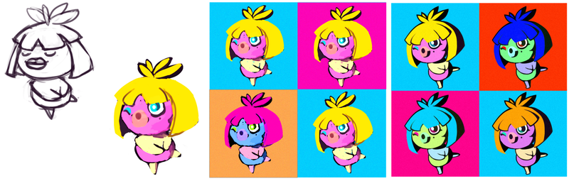 Illustration for article titled Silkscreen Smoochum! Â Pokemon One a Day, Series 2!